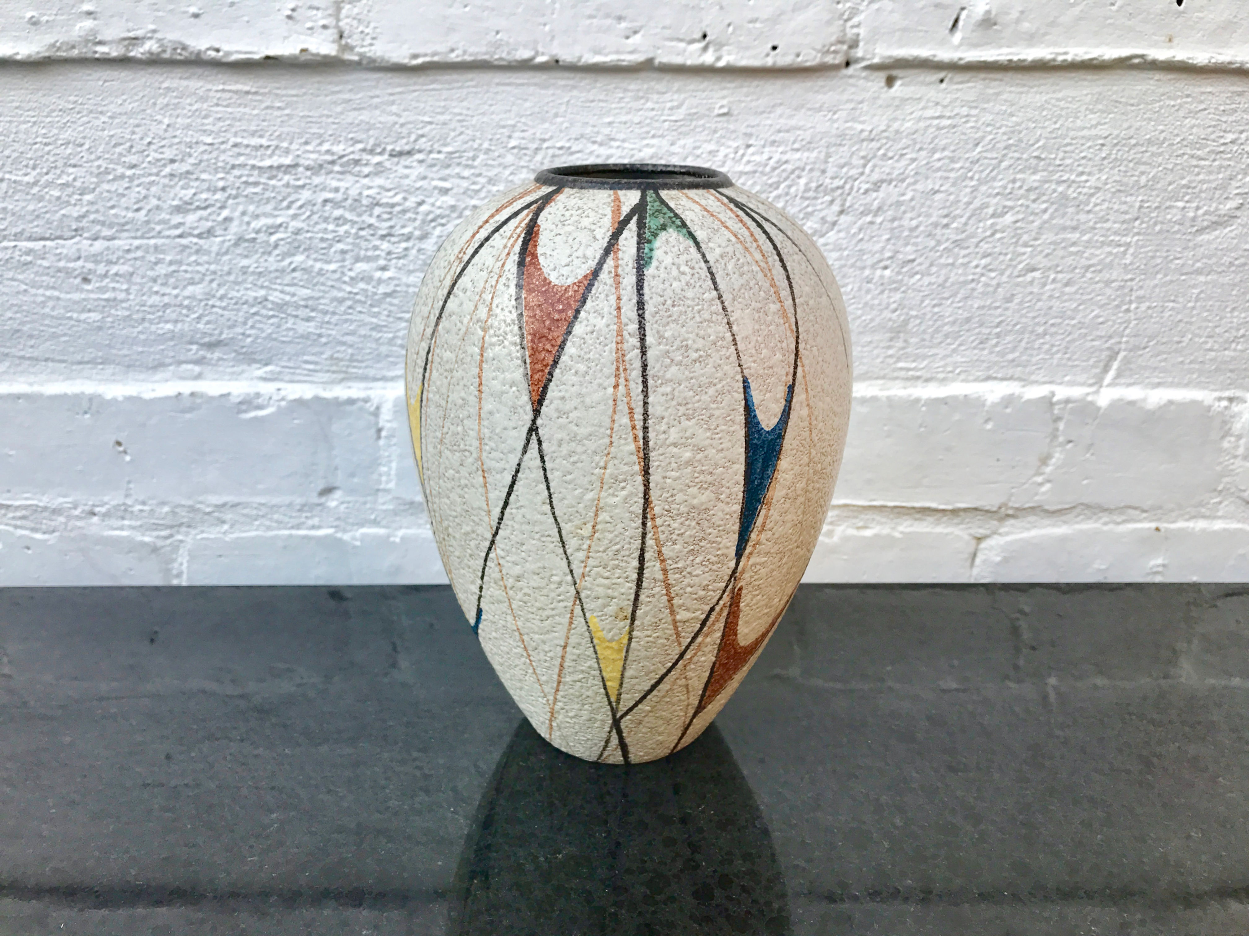 Vintage Mid Century Ruscha Flower Vase