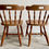 Miniature : Pair of Country Farmhouse Style Wooden Dining Chairs