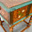 Thumbnail: Antique Swedish Side Table Hand Painted Folk Art left corner