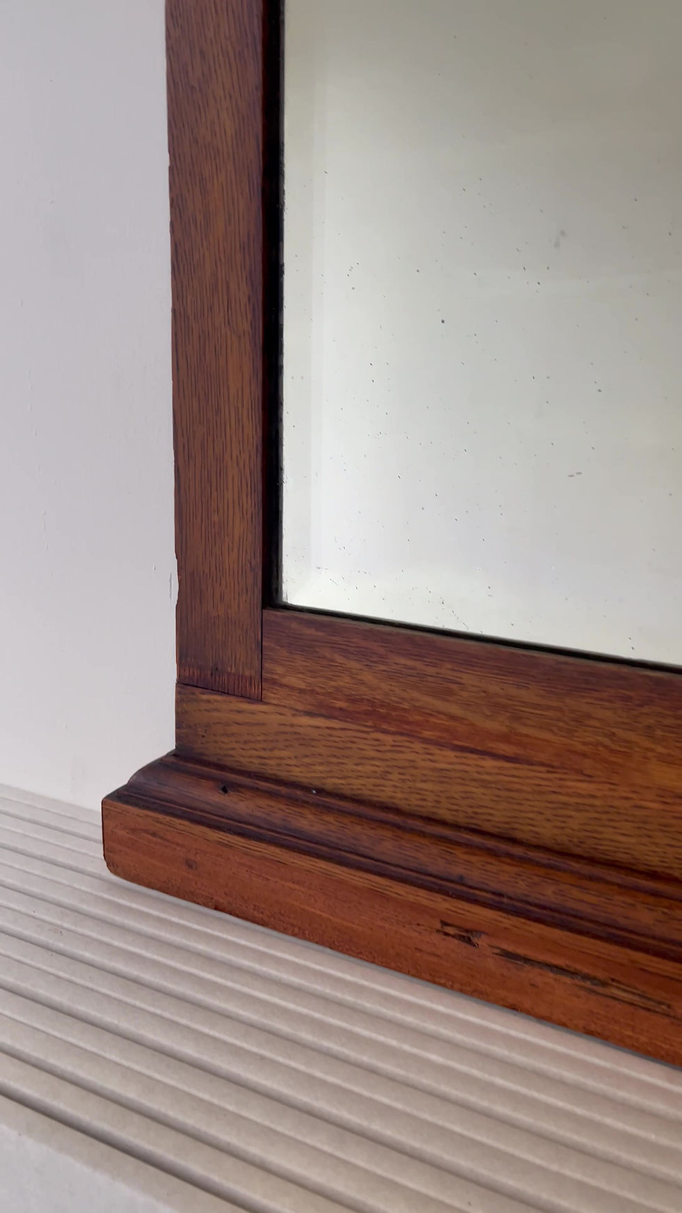 Miniatura: Vintage Oak Framed Mirror