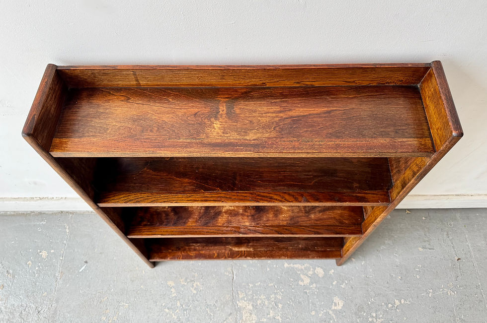 Miniature : Vintage Open Wooden Bookshelf