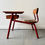 Thumbnail: Vintage Childs School Desk and Chair side