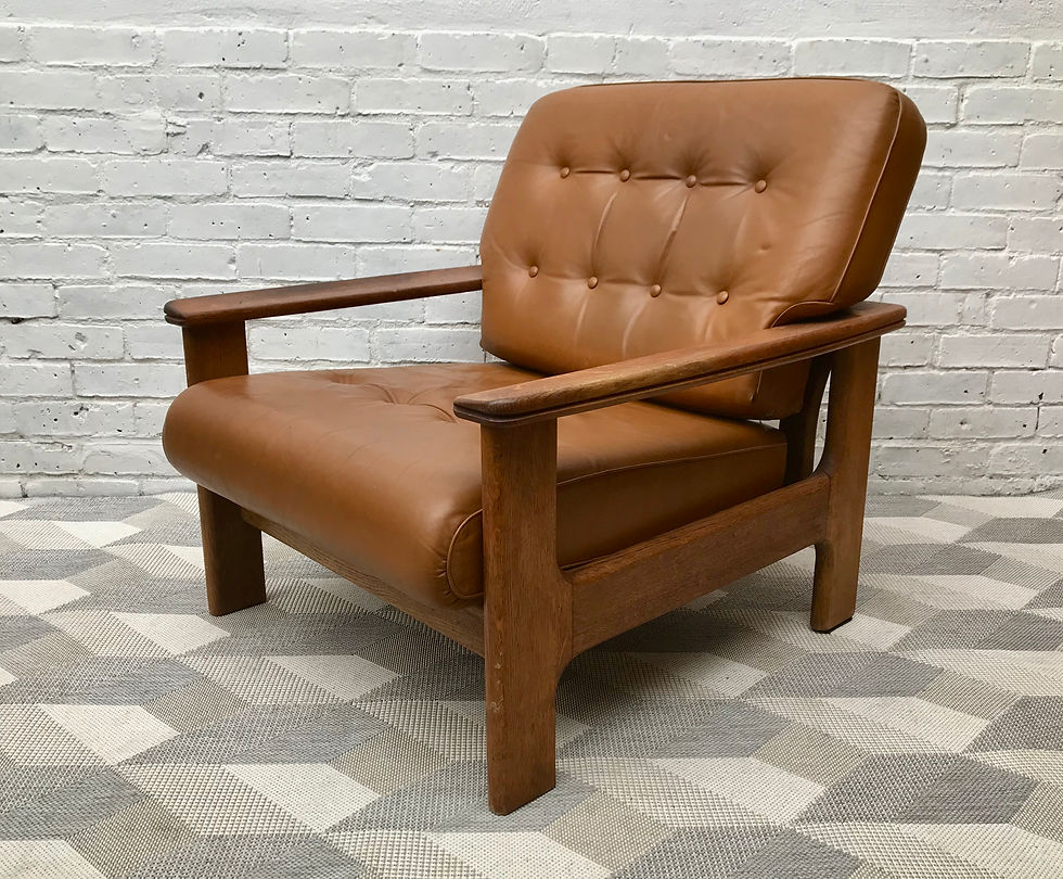 Vintage Retro Wooden Armchair #564
