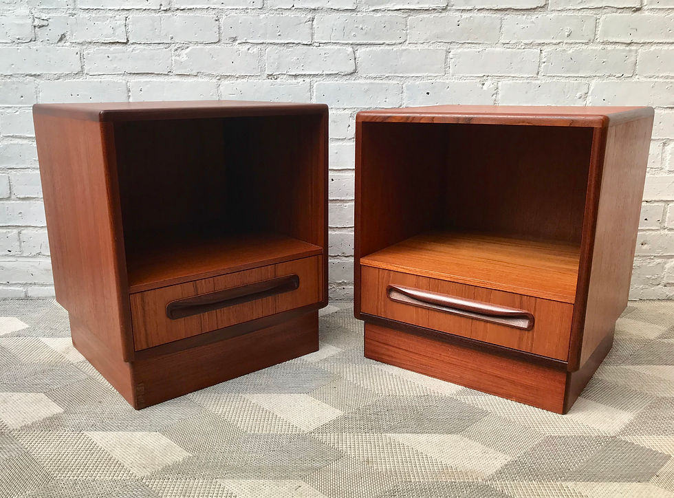 Pair of Vintage G Plan Bedside Tables Teak #767