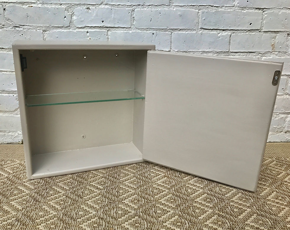 Miniatura: BATHROOM CABINET WITH MIRROR 1950s