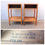 Miniature : PAIR of MEREDEW BEDSIDE TABLES