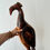 Miniatura: Tall Wooden African Bird Sculpture scale