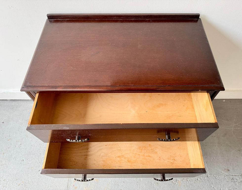 Miniature : Small Vintage Chest of Drawers open