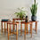 Miniature : Vintage Set of 5 Teak Nesting Tables by Nový Domov