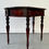 Miniatura: Antique Mahogany Style Demi Lune Crescent Table side