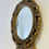 Miniatura: Vintage Oval Mirror with Carved Gold Frame