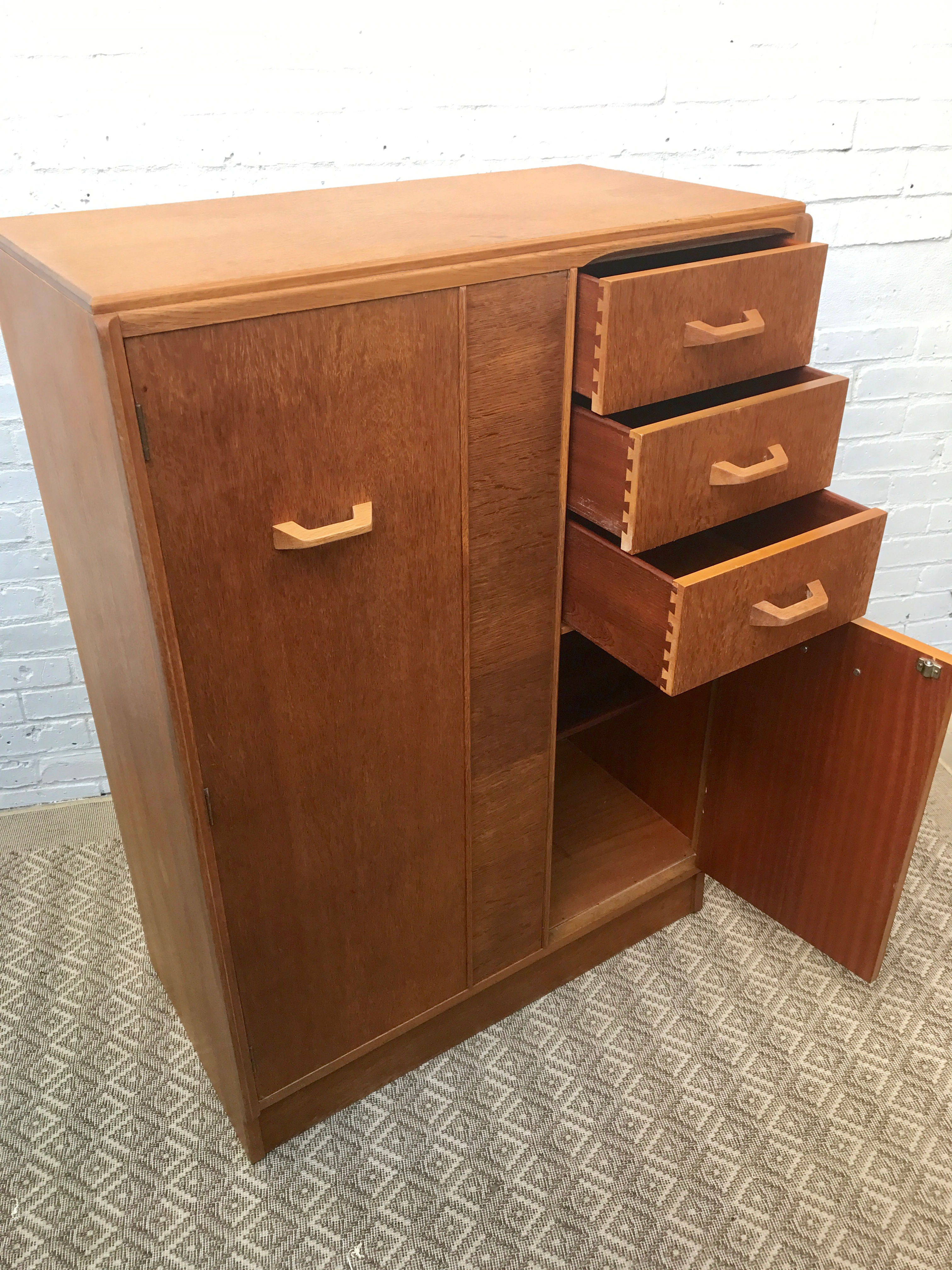 VINTAGE G PLAN WARDROBE 50s 60s ca.