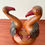 Miniature : top Small Wooden African Bird Sculpture