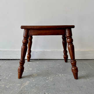 vintage wooden stool