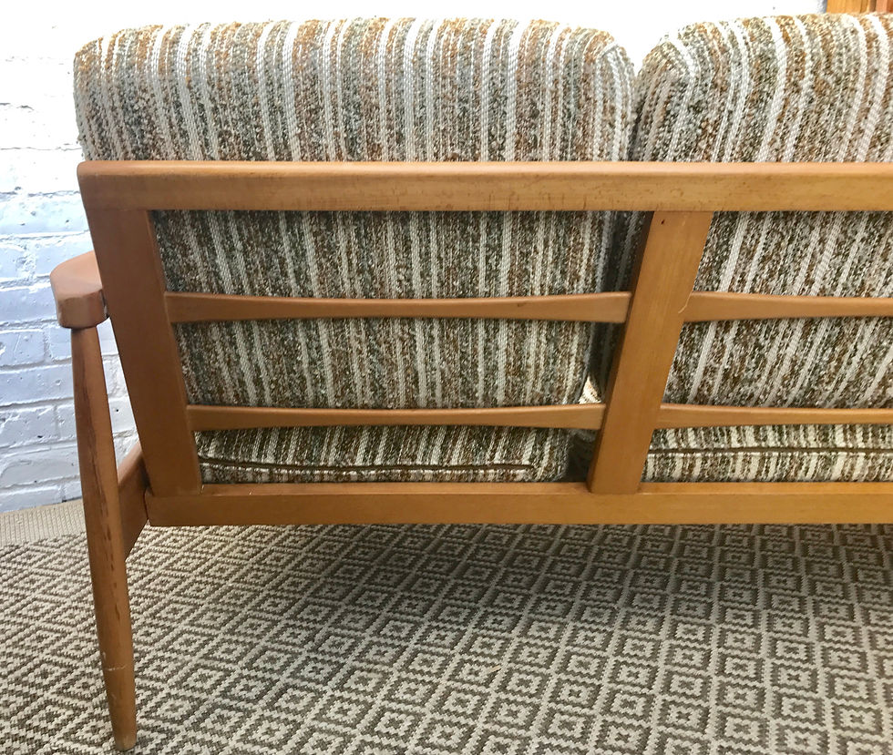 Miniature : Mid Century Retro Wooden Sofa #339