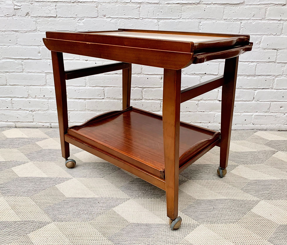 Miniatura: Vintage Drinks Trolley Bar Cart Extending #D517