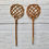 Miniature : Collection of Vintage Rug Carpet Beaters Wicker French #D295