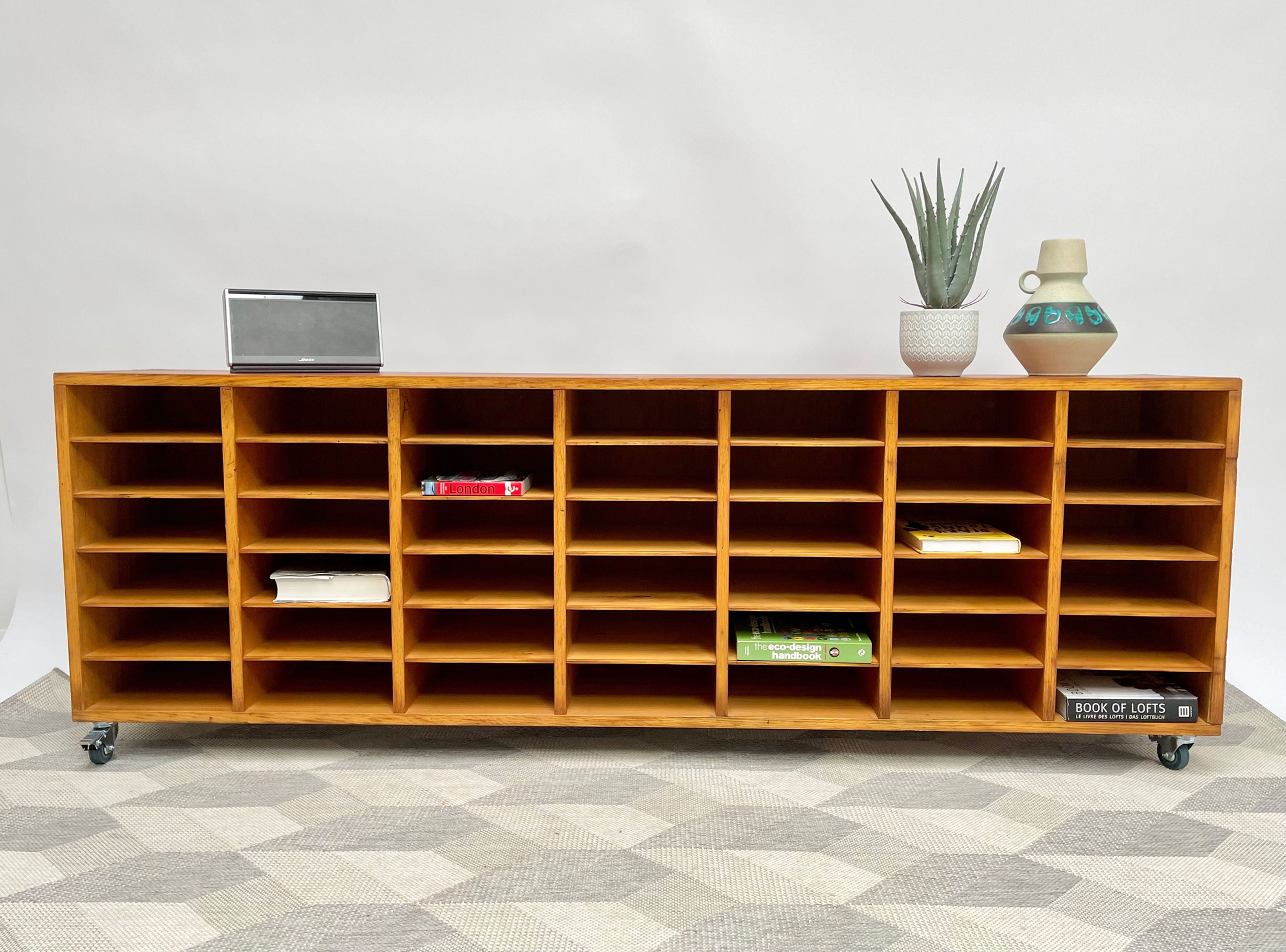 Vintage Pigeon Holes Haberdashery Sideboard