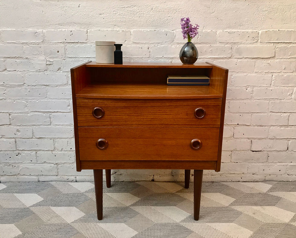 Vintage Retro Bedroom Drawers Dressing Table #626
