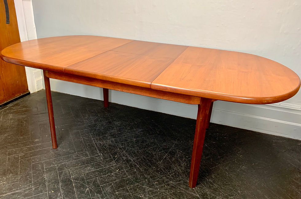 Thumbnail: Large Extending Dining Table Teak #D80