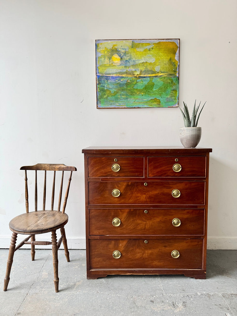 Miniature : Abstract Painting on Board