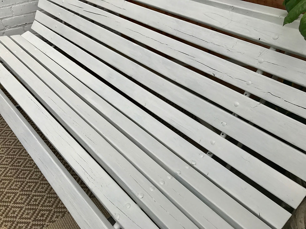 Miniature : ANTIQUE GARDEN BENCH