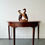 Miniature : Small Wooden African Bird Sculpture on table