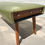 Miniatura: Vintage Vinyl Footstool Ottoman Green end