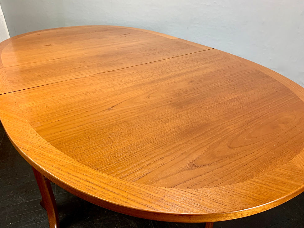 Miniature : Vintage Folding Gateleg Dining Table Teak #D24