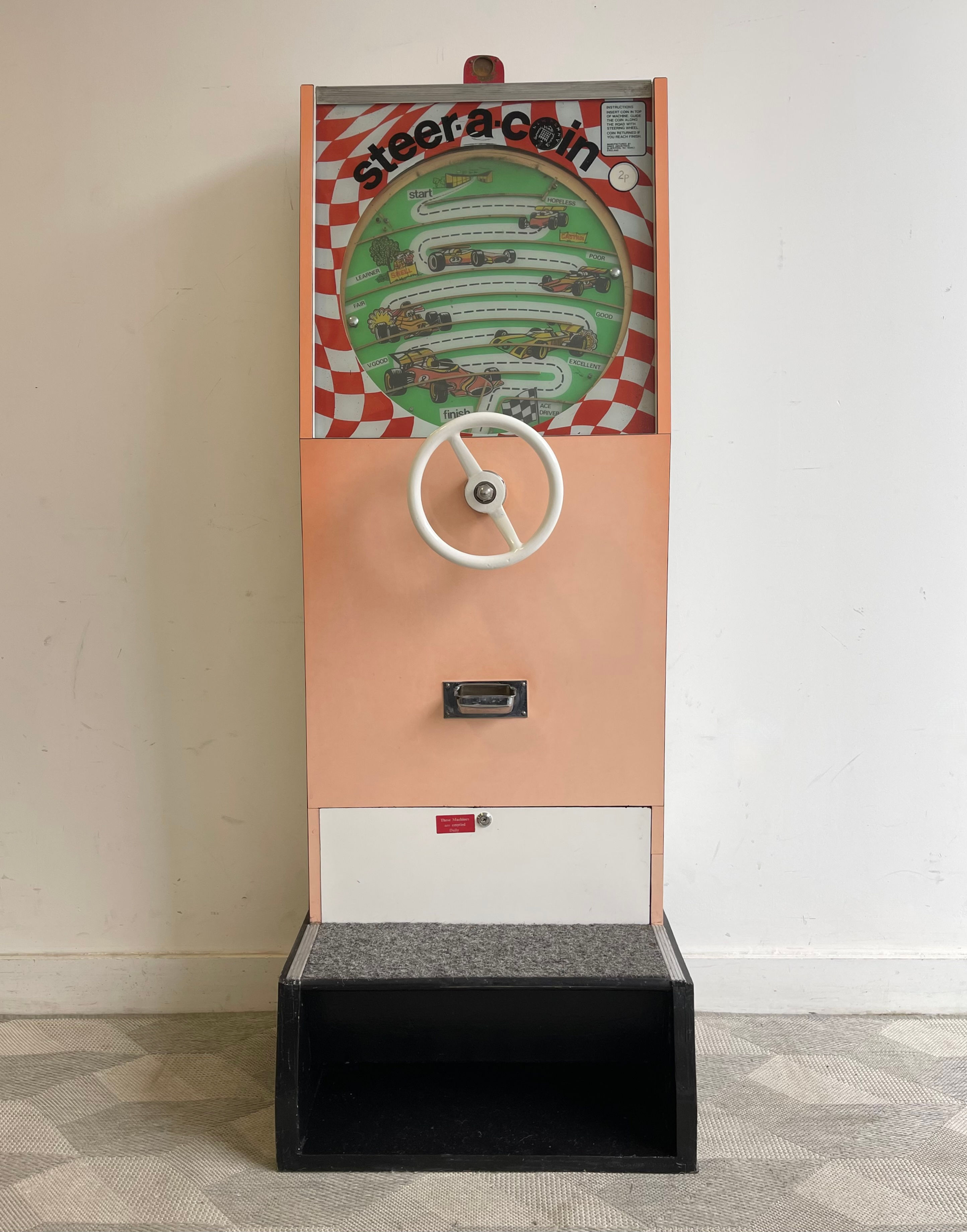 Vintage Steer A Coin Slot Game Machine