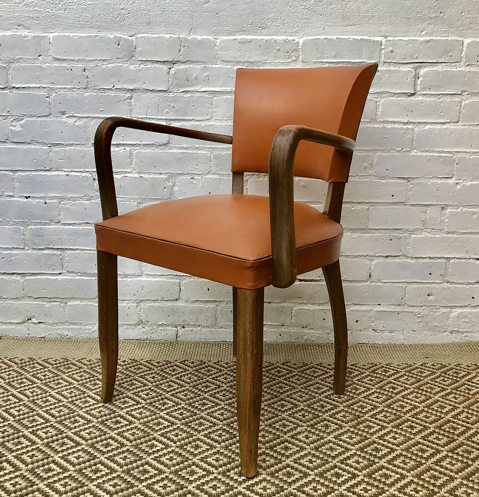 Vintage French Bridge Side Chair #386