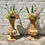Miniatura: Pair of Vintage Cast Iron Urns #D143