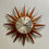 Miniature : Vintage Metamec Starburst Wall Clock Teak Copper #964
