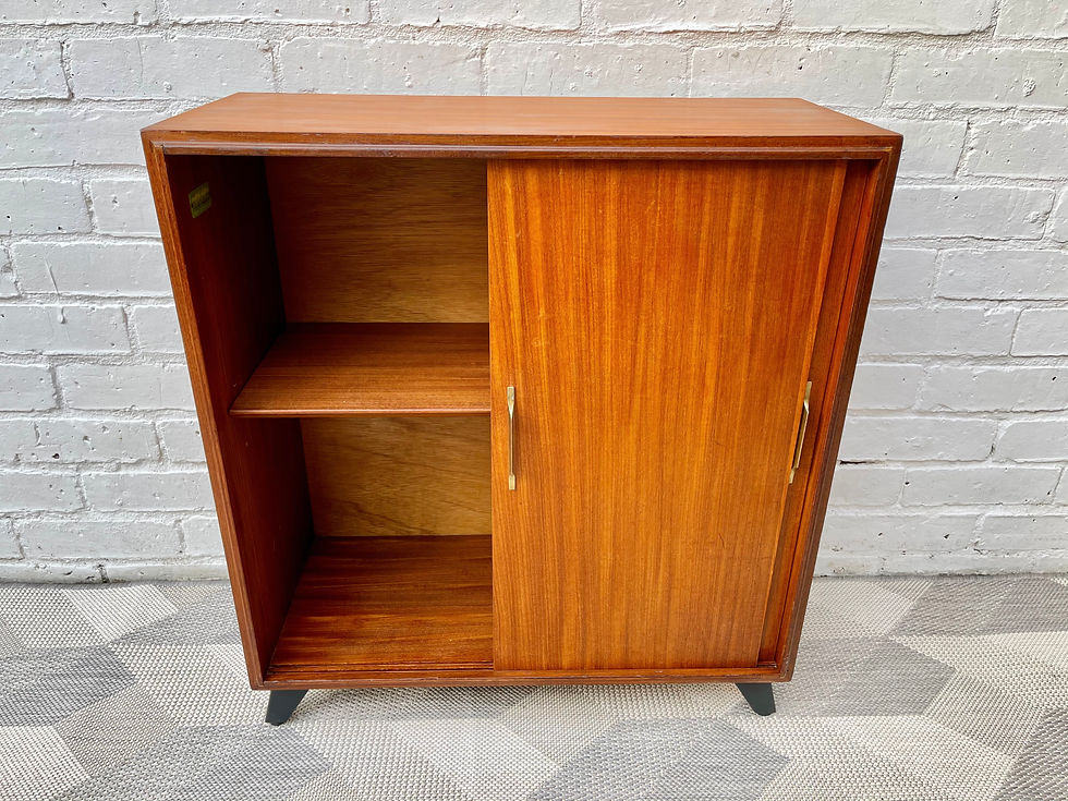 Small Vintage Cabinet by Beaver & Tapley open