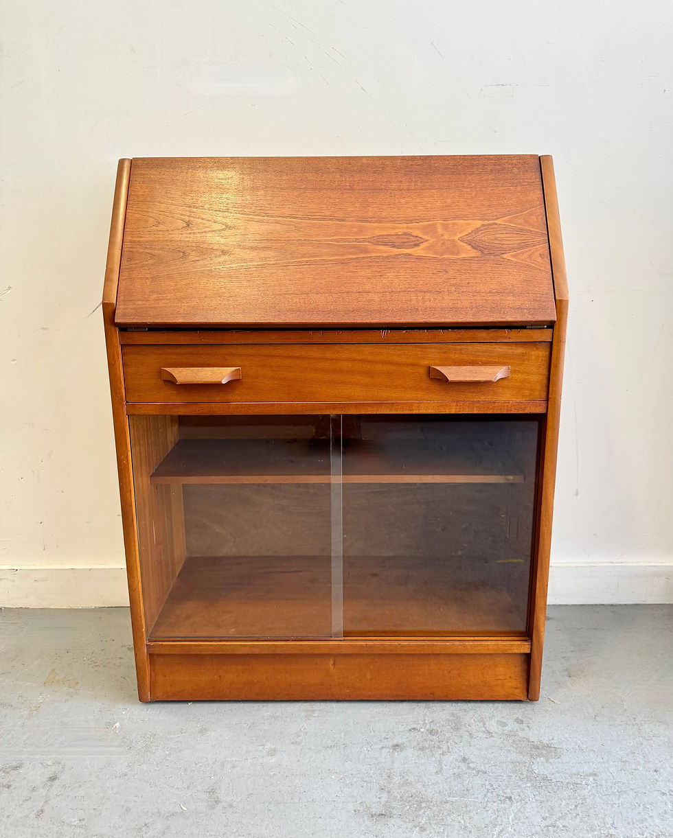 Vintage Bureau Desk with Drawer