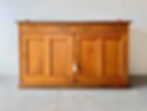 Large Antique Farmhouse Pine Sideboard front