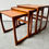 Miniatura: Set of 3 Teak G Plan Nested Tables opening