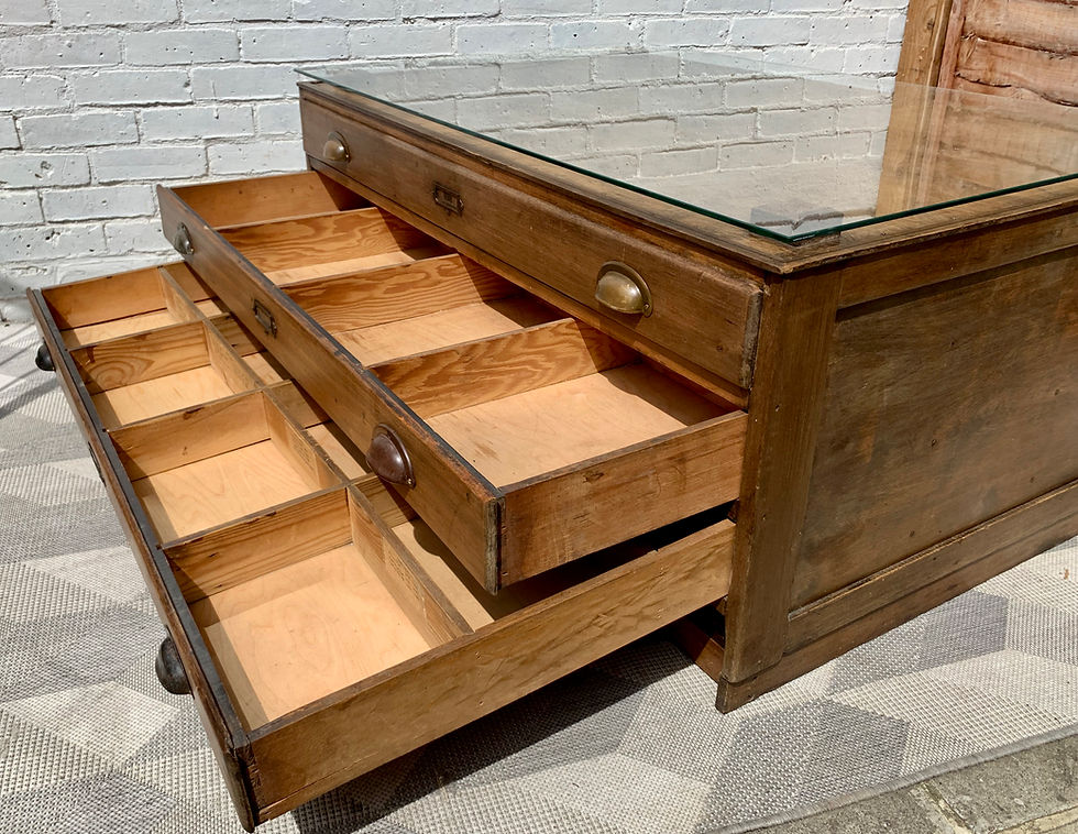 Miniatura: Vintage Plan Chest of Drawers Large #D111