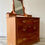 Miniature : Antique Dressing Table with Drawers and Mirror