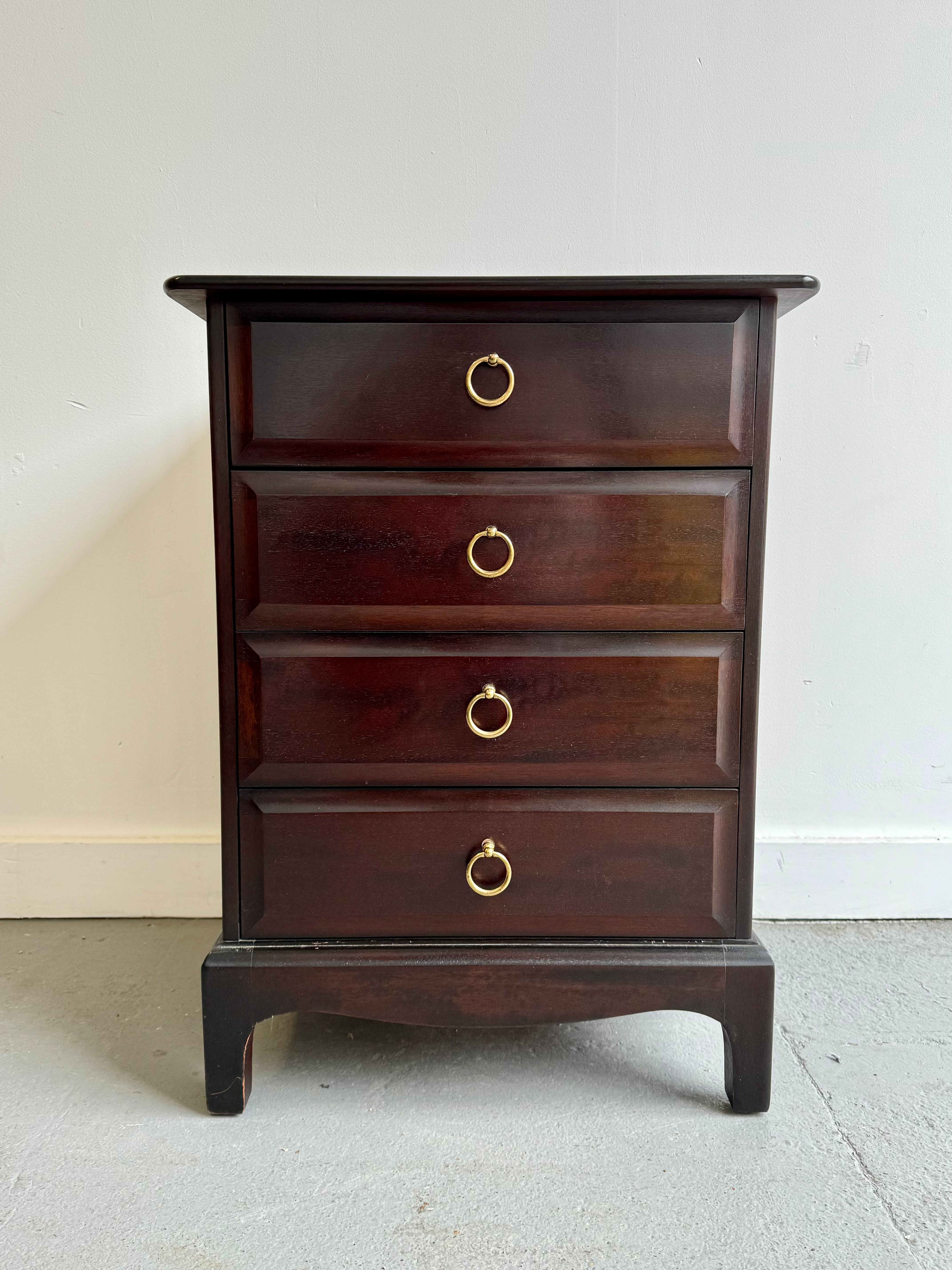 Vintage Bedside Chest of Drawers by Stag
