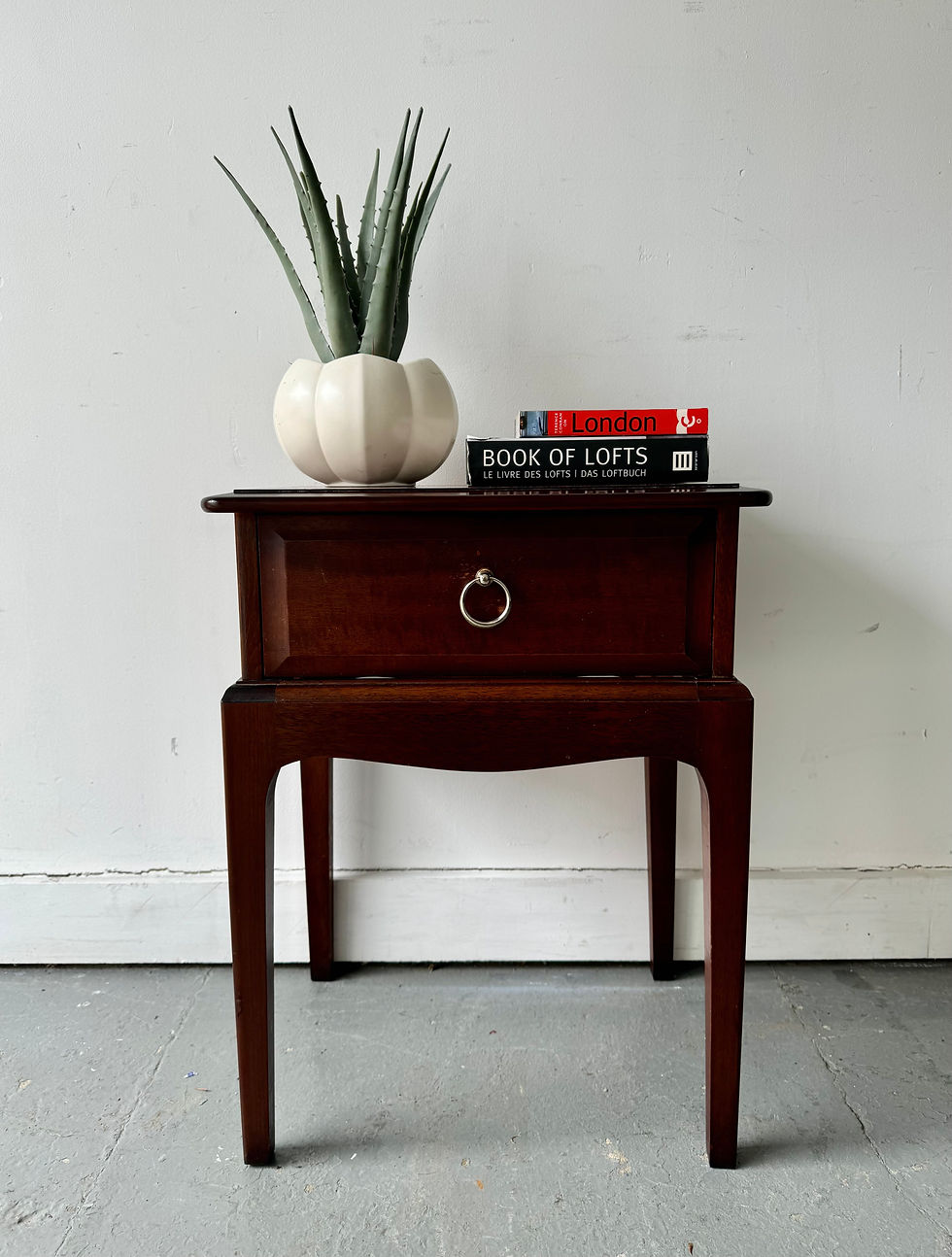 Vintage Bedside Table by Stag styled