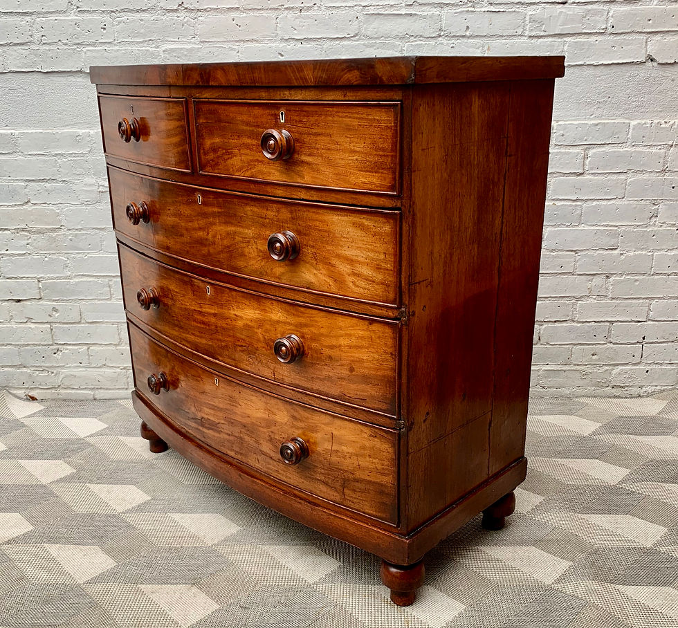 Miniature : Large Victorian Chest of Bedroom Drawers #977