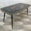 Miniature : Vintage Retro Long Coffee Table Black #624