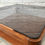 Miniature : Vintage Glass Coffee Table Square Teak #826