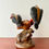Miniatura: Large Wooden African Bird Sculpture back