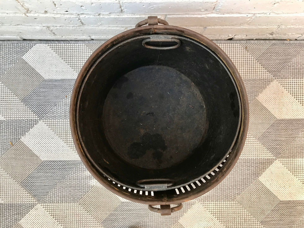 Thumbnail: Vintage Large Plant Pot Stand Metal #642