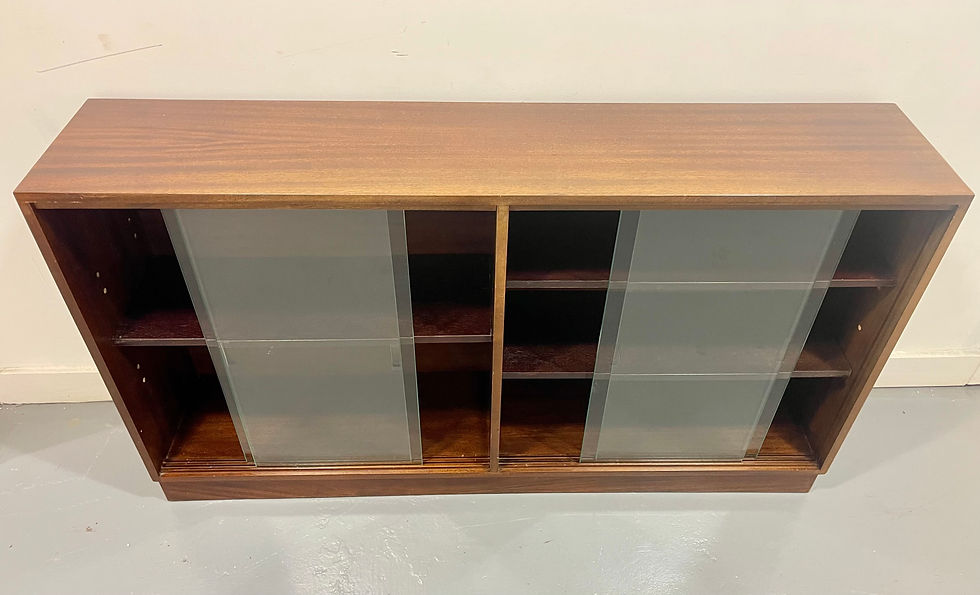 Miniatura: Vintage Glass Display Cabinet Sideboard
