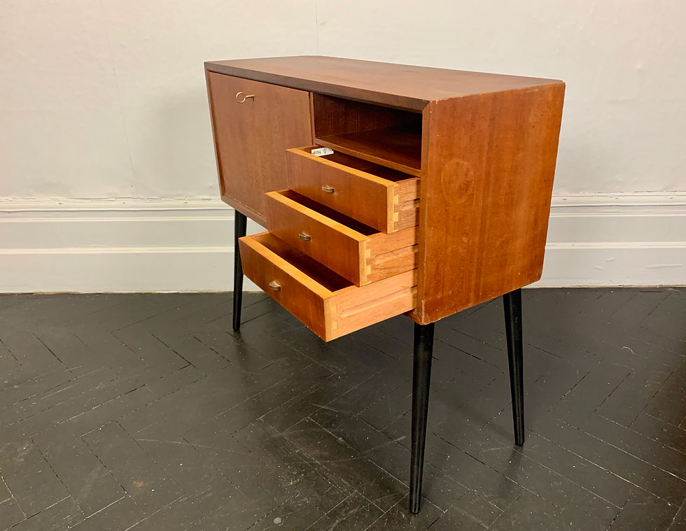 Miniatura: Vintage Sideboard Drawers Cupboard Danish Royal System #920