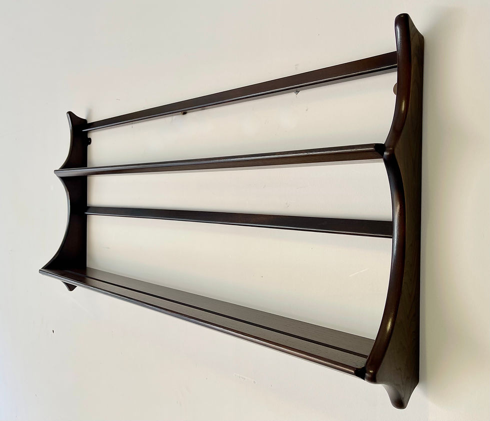 Miniatura: Ercol Wooden Plate Rack Shelf