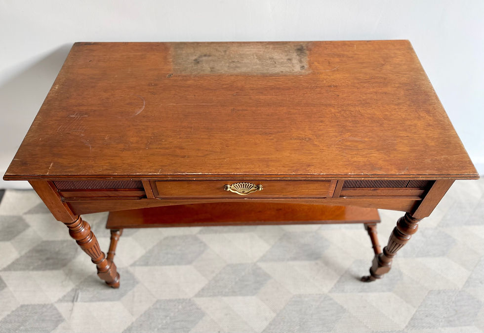 Miniatura: Victorian Mahogany Console Table with Drawer